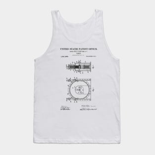 Tesla Turbine Patent Black Tank Top